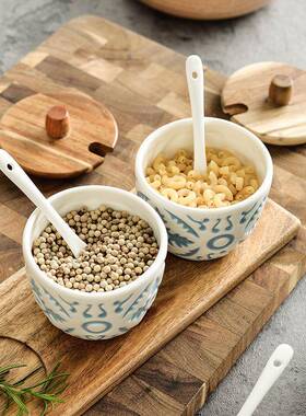 浮陶瓷雕调22919味罐欧式家用厨房调组合料料套装盐罐味精调盒