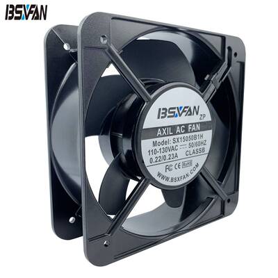 15050交流散热风扇 110V 220V IP68防水 双滚珠 加湿器散热风扇