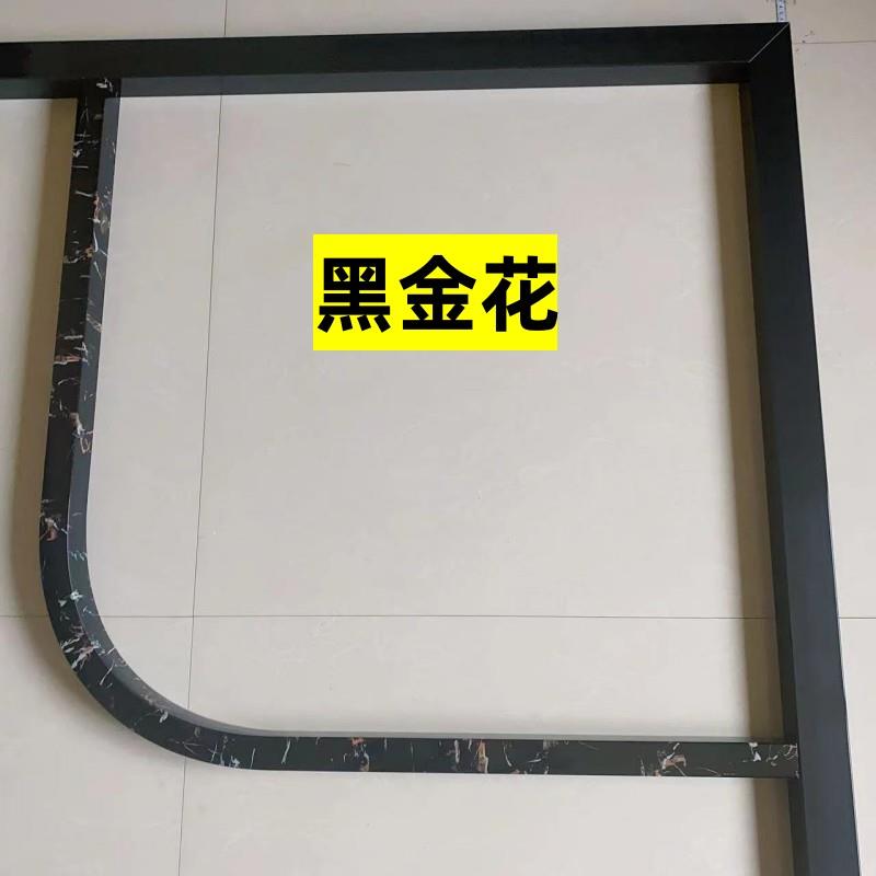 室弧形实石心挡水条扇形仿大理纹半圆卫715生浴间防水条型水隔条