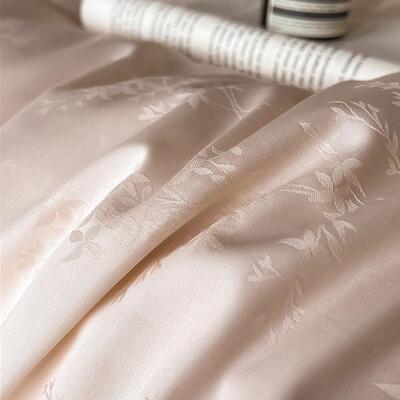 公主请下！缎1hsj-贡缎0支纯棉四件套0a类母婴级单全棉贡提花床单