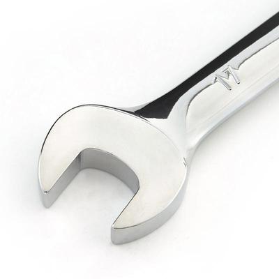 扳43203棘轮手梅快开扳手梅花开口两用扳铬全抛光钒钢1949250mm