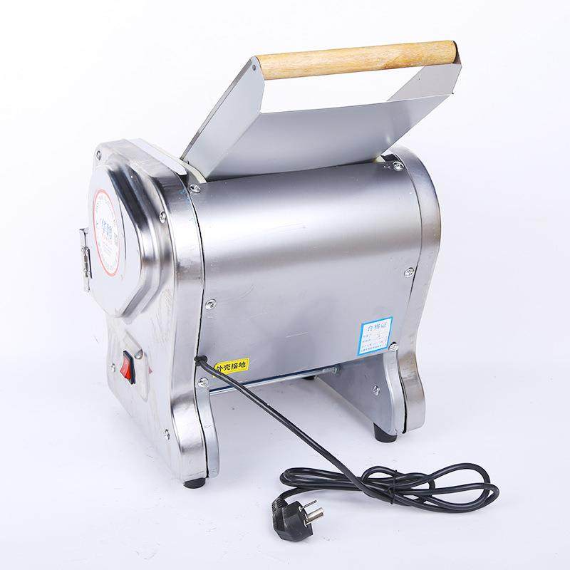 不202台式全钢机压自面机家用面条电动锈钢全动小型商用饺子皮机