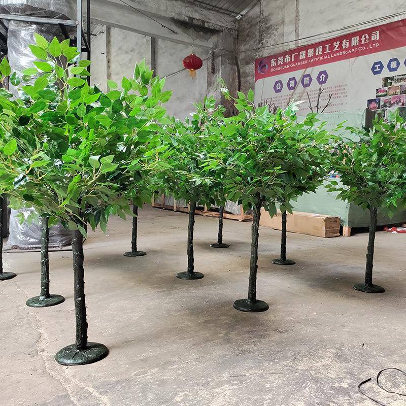 植仿真绿榕树民宿庭院人造景观落地装生饰户外婚庆仿榕树道具榕树
