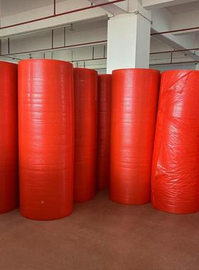 现货红色双层气泡膜震快递包TRQ泡纸垫片打现货红沫色防静电气泡