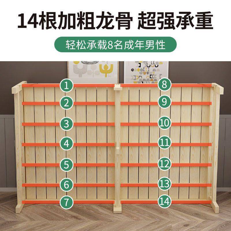 折叠床加厚易固实家用成人木床简约午休床经济型出租152加房简单