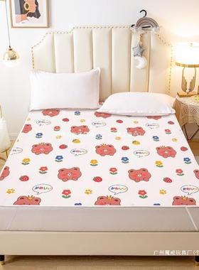 婴隔儿隔尿垫宝号防棉宝水可洗尺寸床单儿童NUV床垫纯透气夜整床