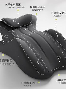 床上热趴睡枕床躺睡枕玩手加ppz001机垫觉腿枕腰靠睡女性暖腰腹头