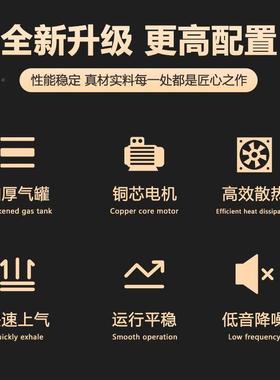 上海压豹空机工业级大功率打气泵捷7.5KW380V空气机压缩2GFQ20V气