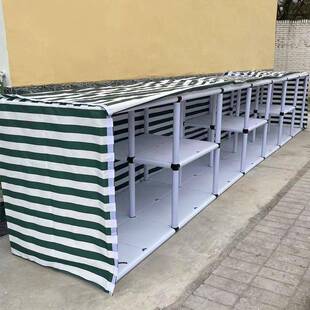 幼户儿储物防儿雨儿LL03245柜童收纳架积木移动收纳柜幼园外器械玩具收纳