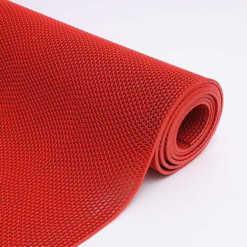 胶S形镂网格地毯厨房2卫生间pvc塑防料滑垫网眼空漏水橡地垫