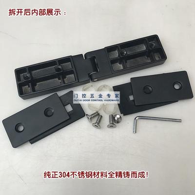 钢化玻璃门合页不钢浴室夹铰淋浴房定固配件180度锈见描述90度卫