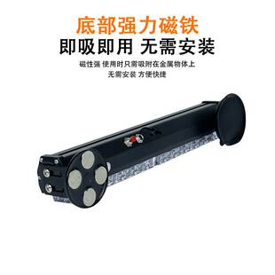 无线遥控便携式充电警示灯强磁吸红蓝白黄爆闪灯车载LED频闪杠灯