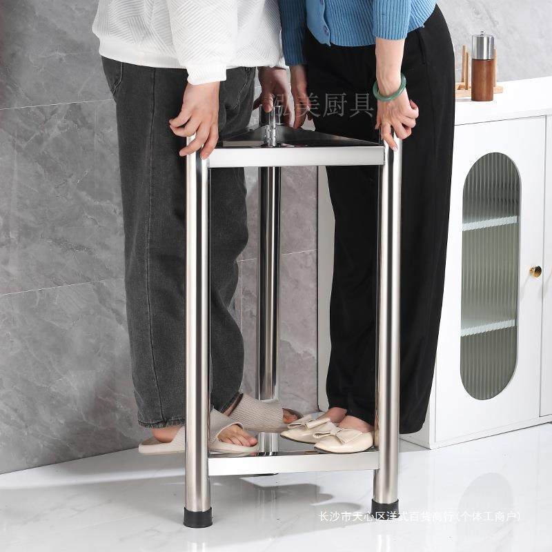 不锈钢三商角砧板架收落地式菜墩架用厚加35-60砍骨架厨房菜板纳,厨房/烹饪用具,抹布架/厨房清洁收纳架,淘宝优惠券,粉丝福利购,淘宝优惠卷