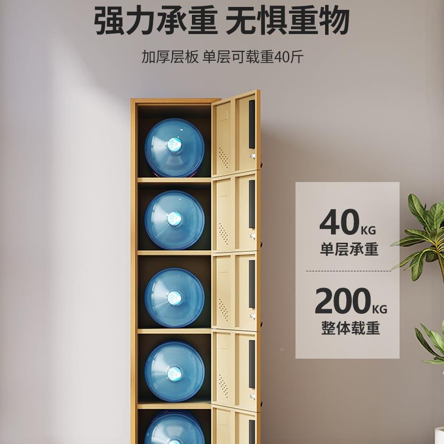 单门锁衣柜铁更皮柜简易办衣公室柜宿舍带员LJH-DMGY工储物柜钢制