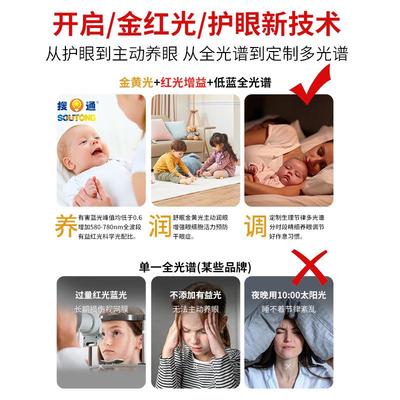 NI4R红光增益哺光灯E泡全光谱护眼球泡全光谱金Ra98灯高显指E271