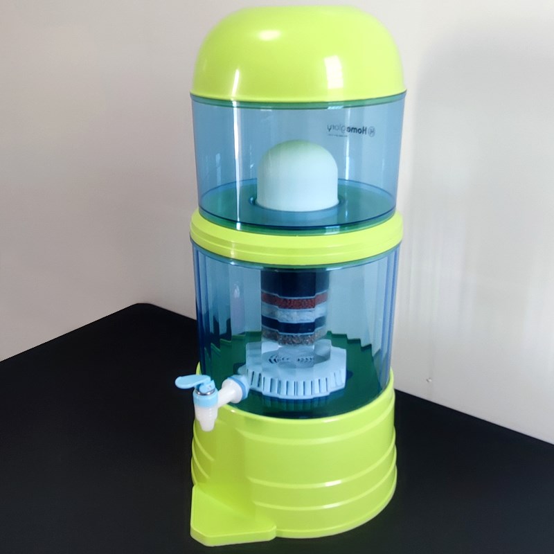 悦莱泉14升家用台式矿泉壶七级过滤水壶 净水壶 直饮过滤饮水机桶