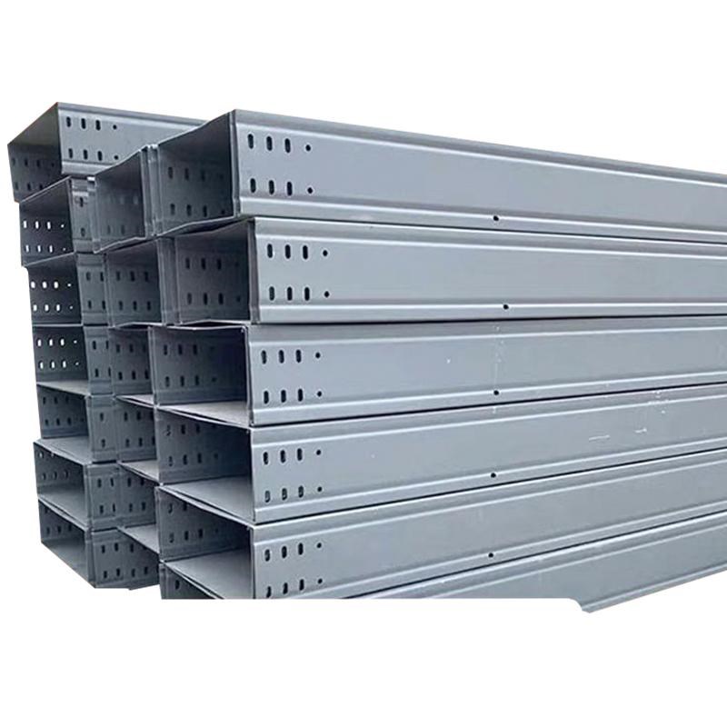 镀锌喷塑桥架300*150*200*100大跨距线槽4 6 8米梯式桥架加强筋