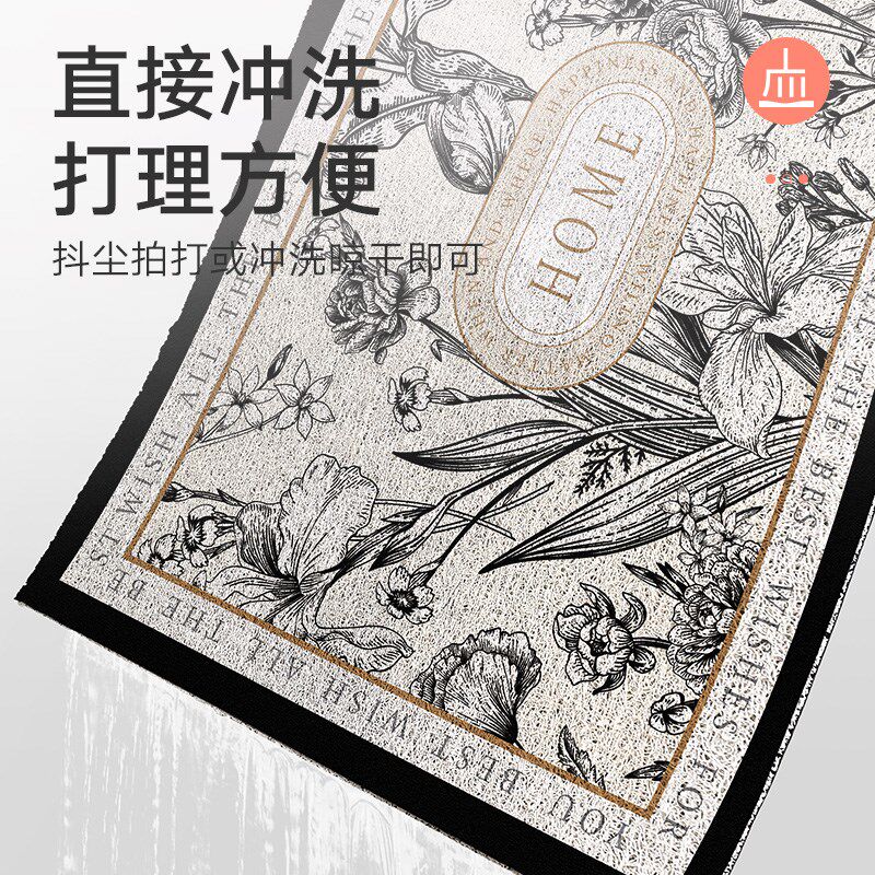 大江入户门地垫丝圈地毯门垫进门门口门外蹭脚垫门厅玄关防滑垫子