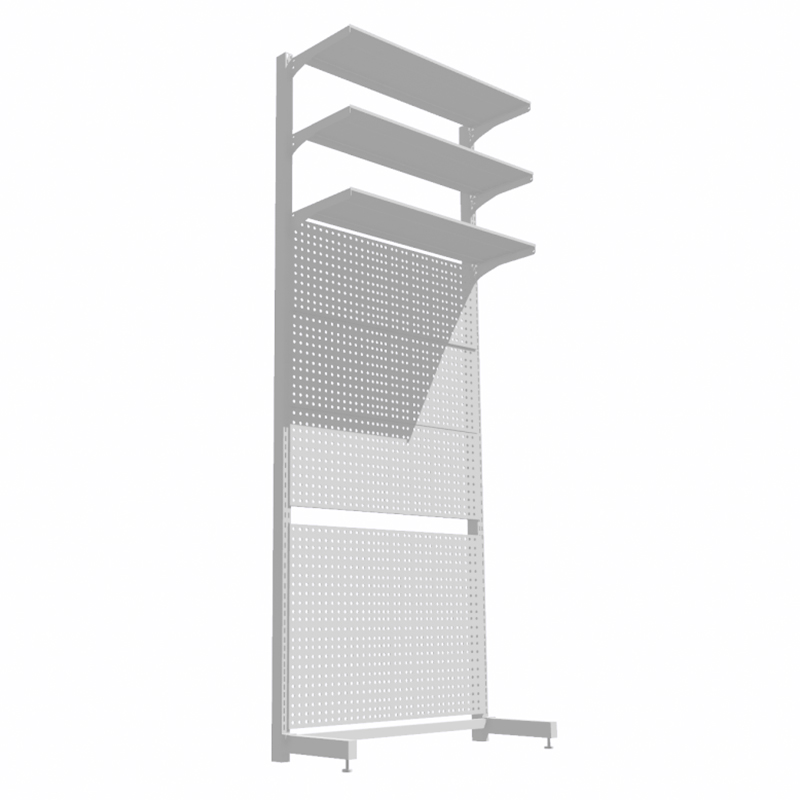 220高洞洞板书架网红少女五金货架金属层板架子租房金属简易架子
