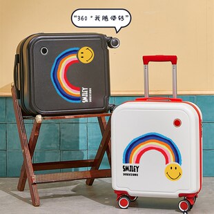箱学生卡通旅行 行李箱儿童女18寸20小型轻便拉杆登机箱男M孩密码