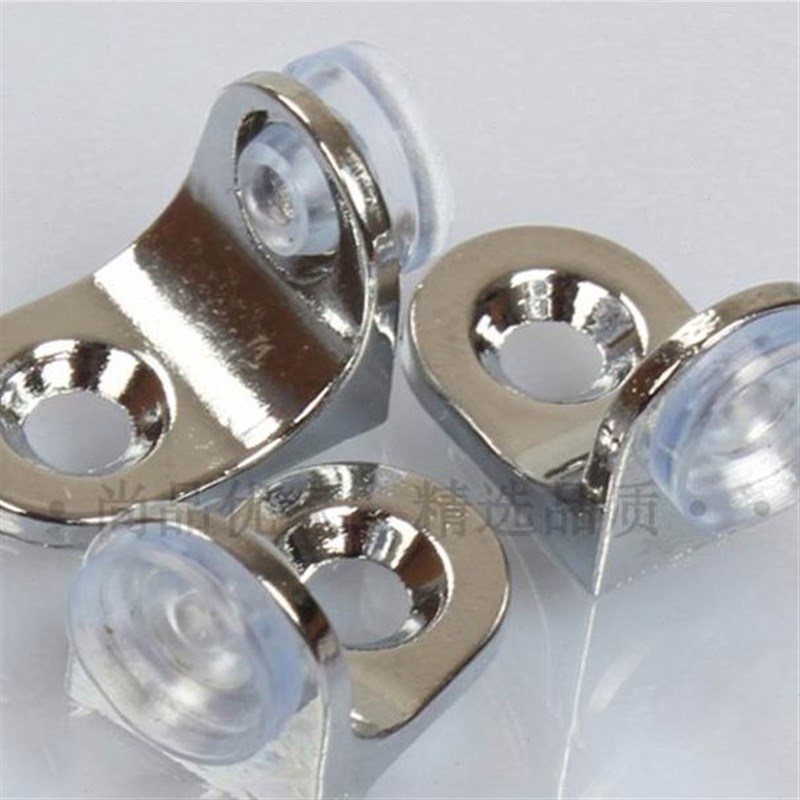 优质不锈钢整袋500只玻璃层板托7字托隔板钉 玻璃托吸盘托 层板钉