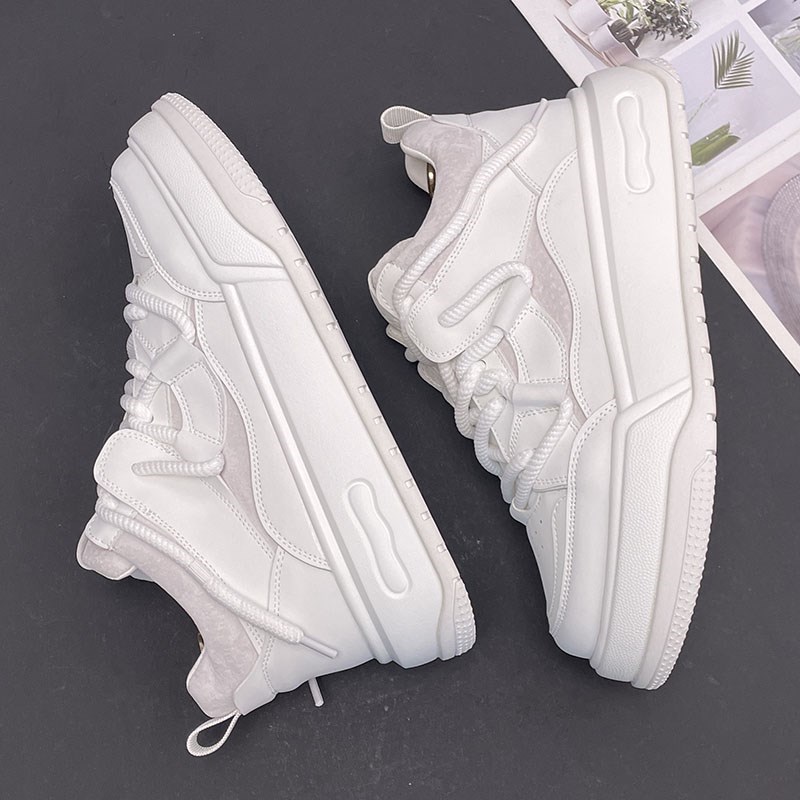 男鞋内增高高帮小白鞋男冬季新款时尚厚底板鞋个性百搭运动休闲鞋