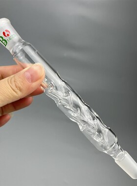 刺型刺形分馏柱玻璃器材100mm20030040I0标准磨口141924蒸馏冷却