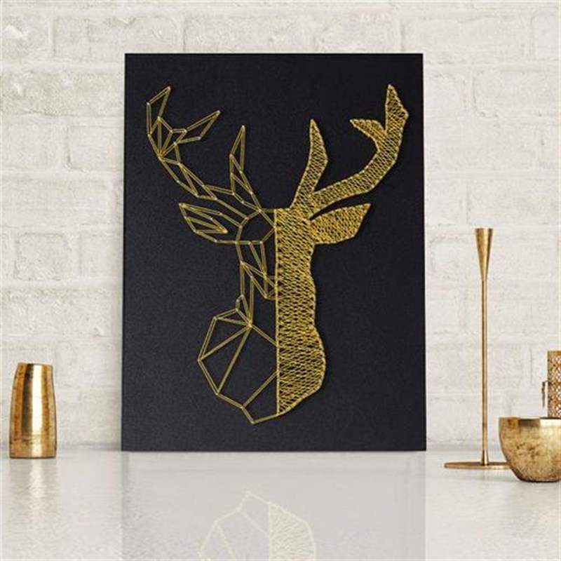 钉子绕线画 diy手工制作材料包立体钉子画纱线画弦丝画装饰画定制