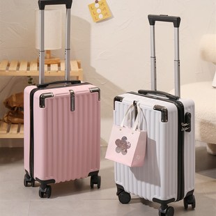 小清新18寸小型行李箱旅行箱男女万向轮拉杆密码 皮箱子免登机箱