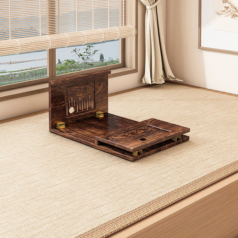 茶几矮桌中式实木榻榻米小桌子家用可折叠炕桌窗台阳台矮桌茶桌