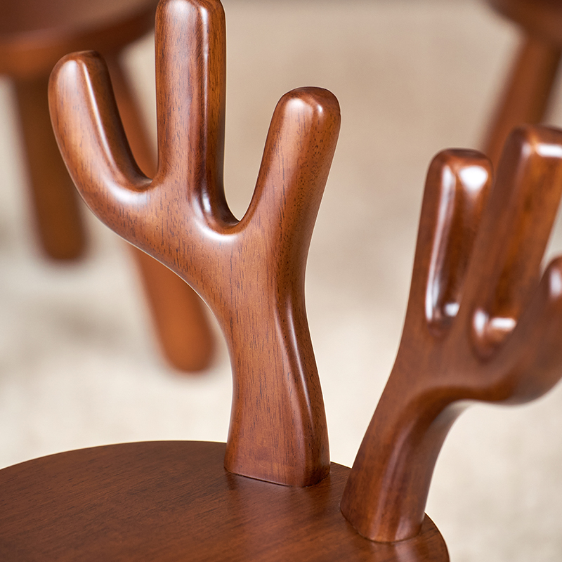 实木小圆凳板凳儿童凳子靠背小椅子宝宝凳换鞋凳矮凳木头学习吃饭