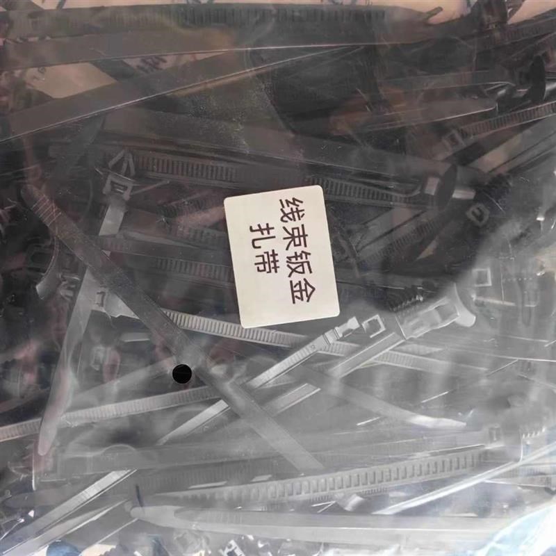 扎带式卡扣不锈钢扎n带金属卡扣电箱汽车线束固定扎带卡扣打包带