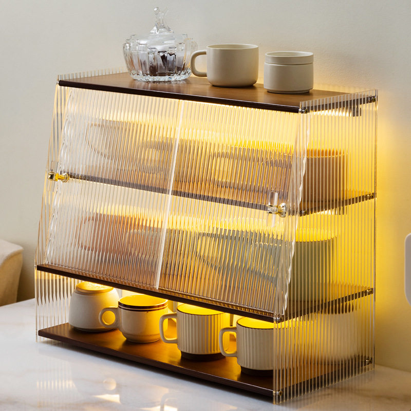 杯架压克力防尘家用客厅多层水杯咖啡杯收纳盒吧台餐桌茶具置物架,家庭/个人清洁工具,杯架,淘宝优惠券,粉丝福利购,淘宝优惠卷