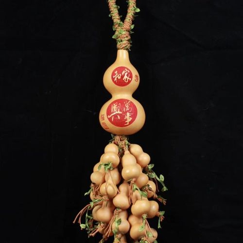 天然葫芦串多福多禄招财纳福家居客厅挂件客厅装饰门对门挂件