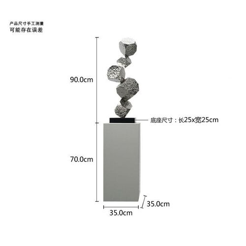 厂促大型落地不钢雕店塑摆件样板间售楼F装处酒走道抽锈象金属置
