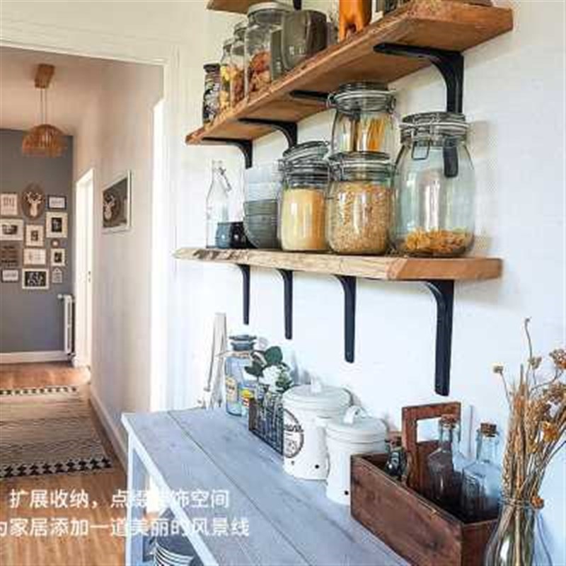 三角支撑架墙上三角架置物架隔板木板直角支架层板托三角支架托架