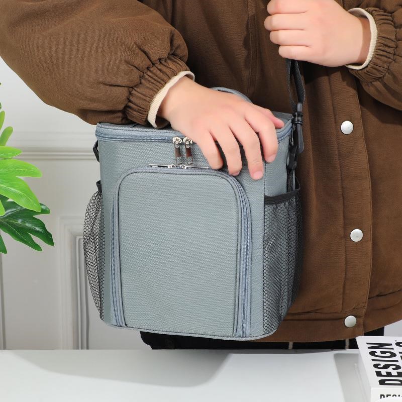 保温手提包大容量方形保温袋铝箔加厚饭盒午餐包户外野餐保温包