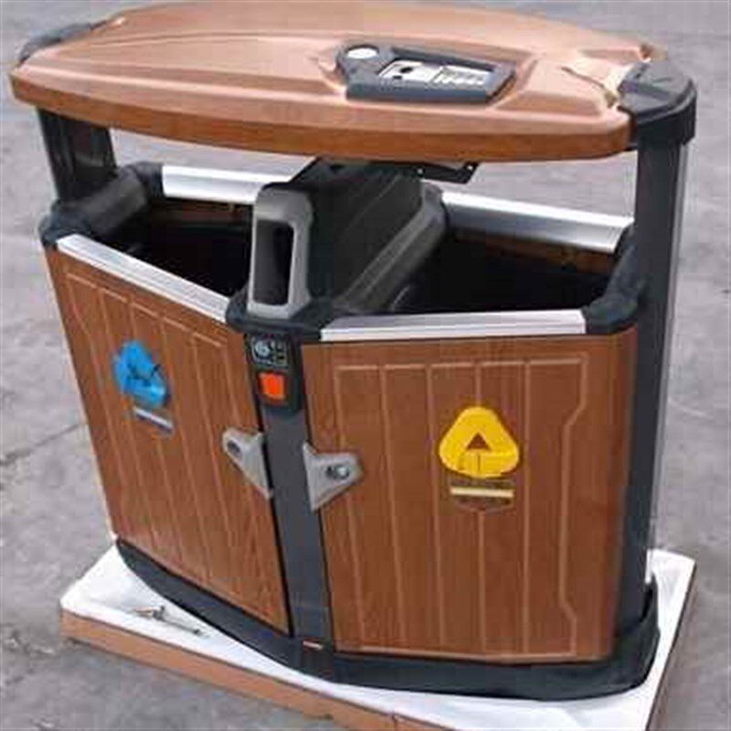 新款厂促德澜仕新款户外垃圾桶小区公园室外大码分类环保时尚