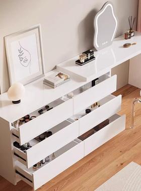 梳妆台卧室简RLR约现代柜梳妆台一斗户型书桌床小尾柜化妆台体化