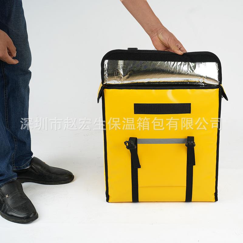 3保8现升双肩背外卖包送餐温包便当饮料外送防水铝箔加厚外42264