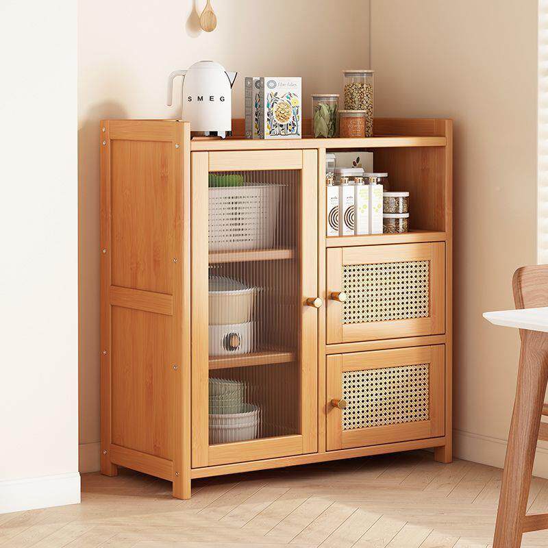 柜日式餐柜厨橱柜碗柜靠边墙一体茶水出YII租屋储房物柜玄关柜置