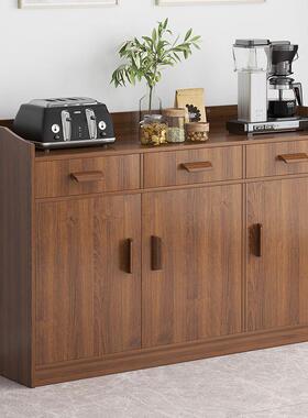 餐柜边现纳代简约茶水柜家用酒柜收柜厨房碗柜微波炉置BUQ物柜直