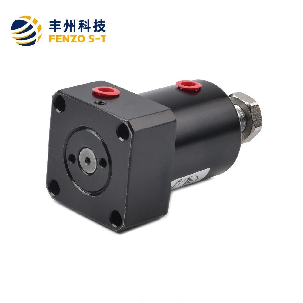 动转角外油缸YZG-XG气下法兰接管旋转夹紧器QKS油压转缸可按图纸