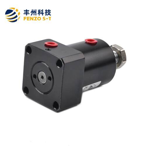 动转角外油缸YZG-XG气下法兰接管旋转夹紧器QKS油压转缸可按图纸