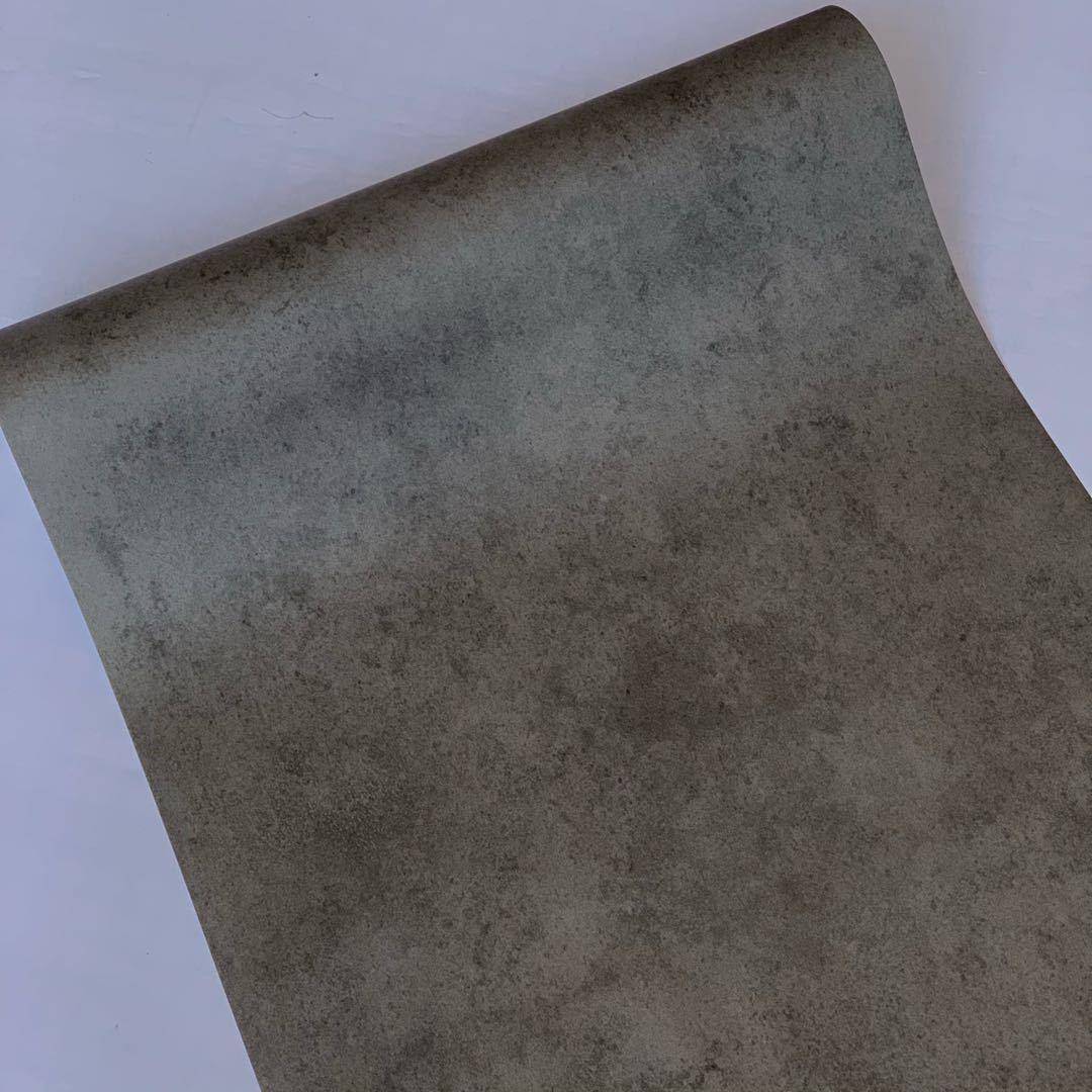 柜贴膜贴纸效p231v自c粘墙纸壁纸深灰色水泥展斑驳果装饰波音软片