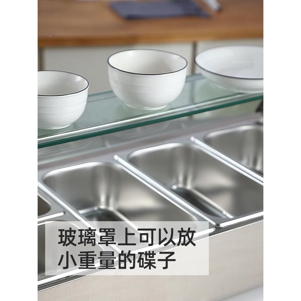 恒温售饭加台快餐保温台台台食堂商热用台式台自助打菜热餐快0654