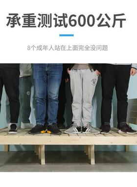 木床现代简约简主双人出租房床卧架实加YLG宽床儿童床经济型易单