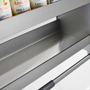 悍高希勒系列升降机厨房橱柜拉篮碗篮调味篮希勒双层厨房阻尼收纳