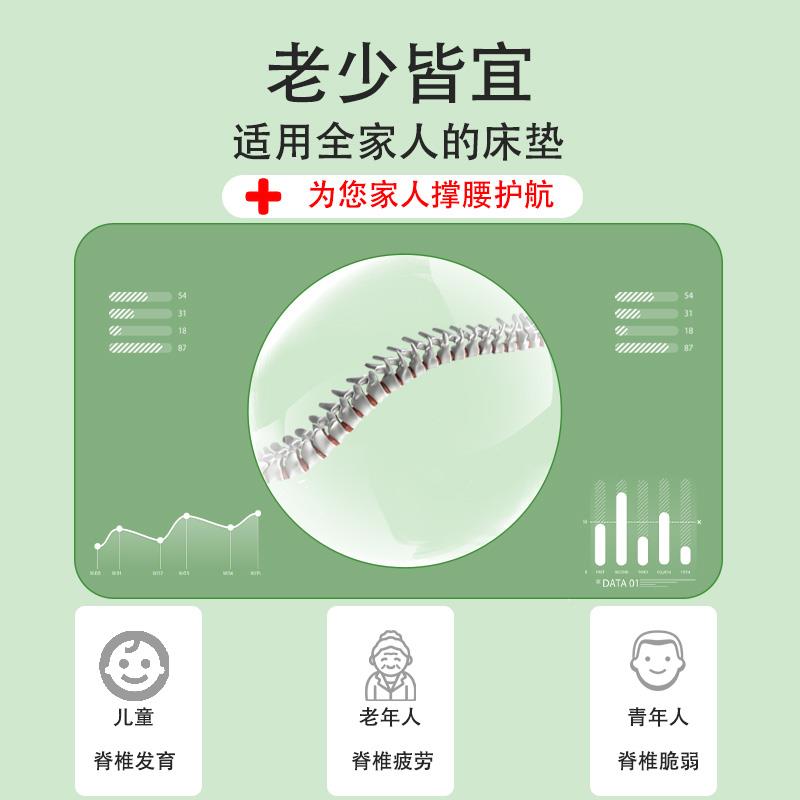 软床加硬e椰GZA棕护腰脊家天然棕的榈席梦用思上薄款硬垫垫