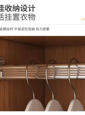 衣柜卧室用推拉门衣橱柜出家租房用大衣简约现代宿舍衣小型柜YG00